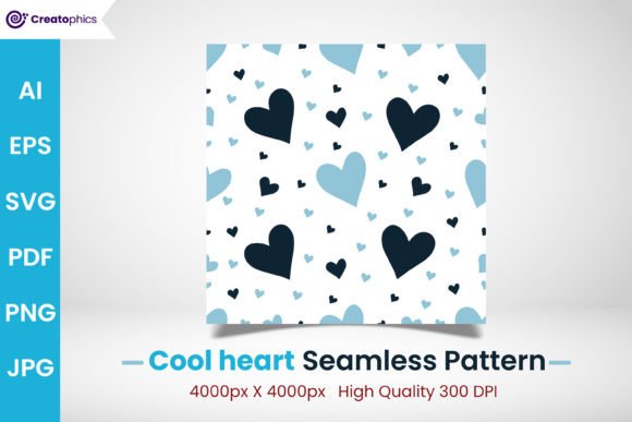 Download Cool Seamless Heart Pattern and Paper - Heart pattern Collection