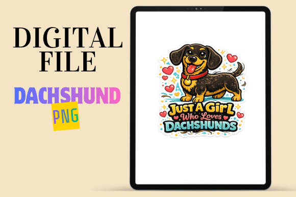 Download Cute Dachshund Illustration - Dachshund illustration Collection