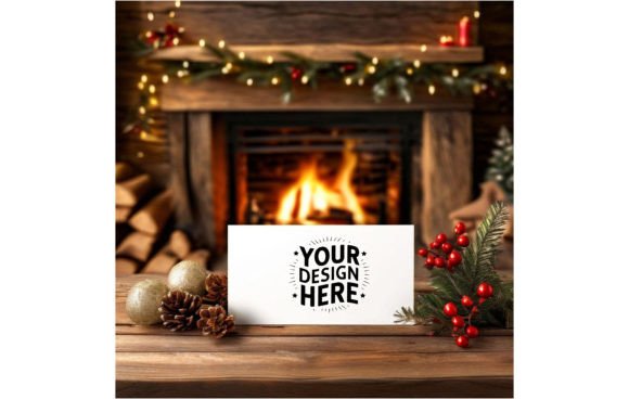 Download Christmas Greeting Card Mockup 478 - Christmas Collection