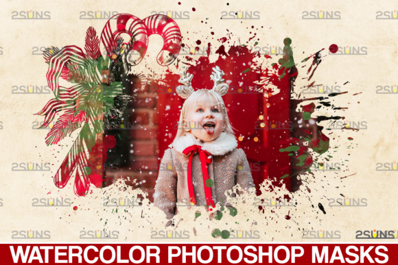 Download Christmas Overlay &amp; Watercolor Overlay - Christmas Collection