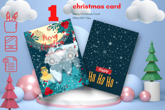Download Merry Christmas Greeting Card Yeti - Christmas Collection