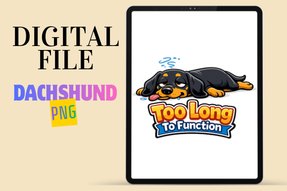 Download Cute Dachshund Illustration - Dachshund illustration Collection