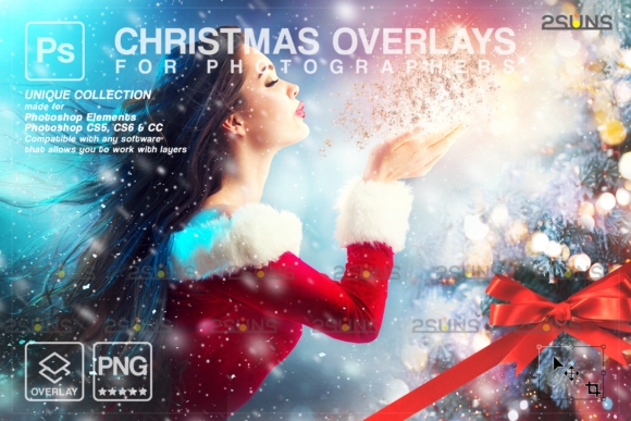 Download Christmas Overlay, Glitter Overlays - Christmas Collection