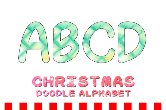 Download Christmas Doodle Alphabet Letter 139 - Christmas Collection