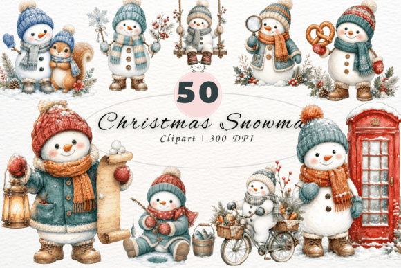 Download Christmas Snowman Clipart PNG - Christmas Collection