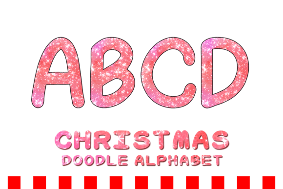Download Christmas Doodle Alphabet Letter 145 - Christmas Collection