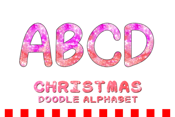 Download Christmas Doodle Alphabet Letter 147 - Christmas Collection