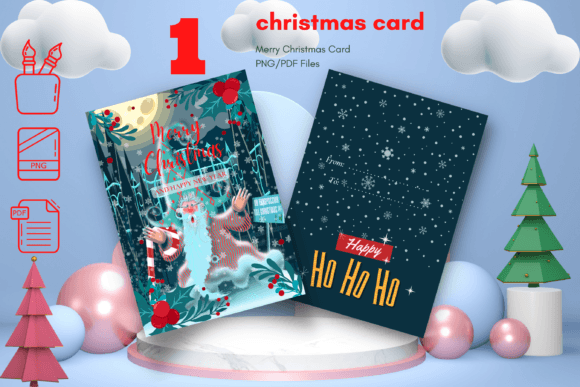 Download Merry Christmas Greeting Card Santa - Christmas Collection