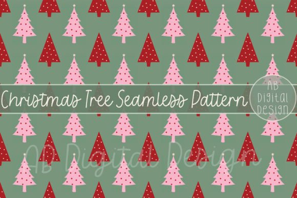 Download Pink Christmas Digital Paper Pattern - Christmas Collection