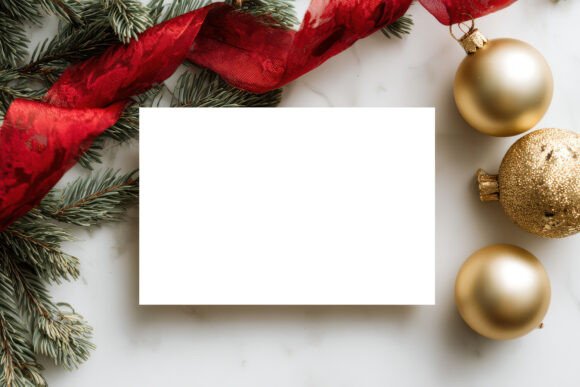 Download Christmas Greeting Card Mockup - Christmas Collection