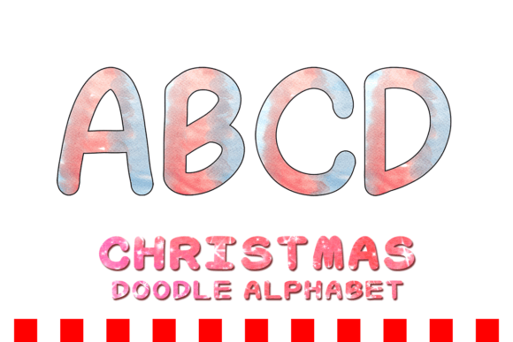 Download Christmas Doodle Alphabet Letter 141 - Christmas Collection