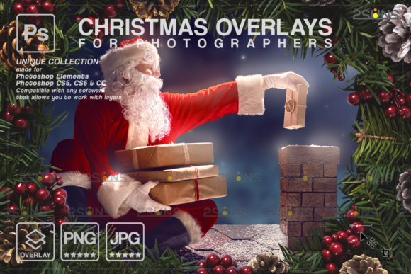 Download Christmas Overlay, Sparkler Overlay - Christmas Collection