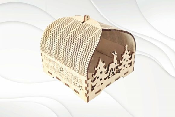 Download Christmas Gift Box Laser Cut Design - Christmas Collection