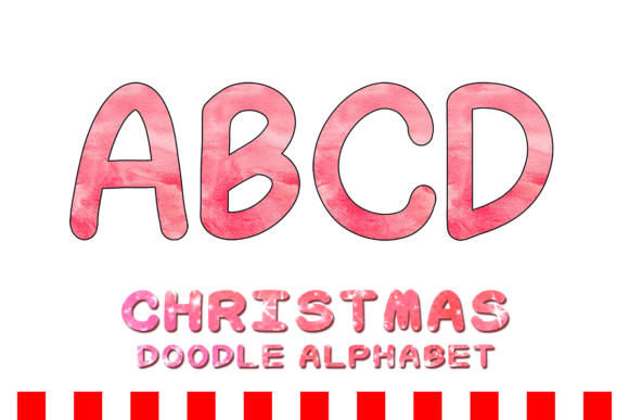 Download Christmas Doodle Alphabet Letter 153 - Christmas Collection