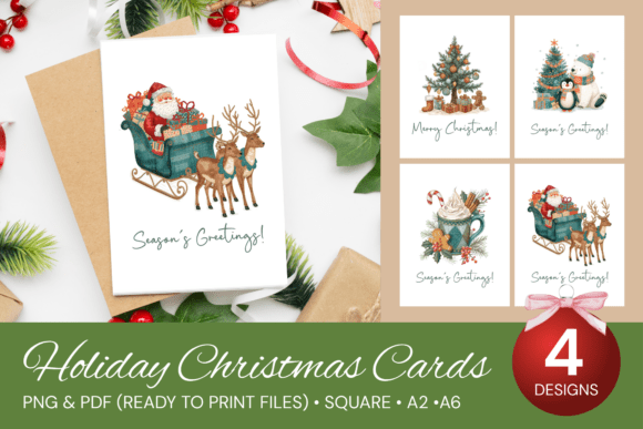 Download Holiday Christmas Card Set 10 - Christmas Collection