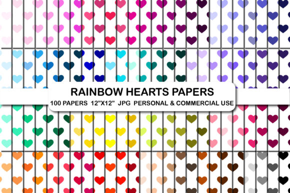Download Hearts Digital Papers JPG Heart Pattern - Heart pattern Collection