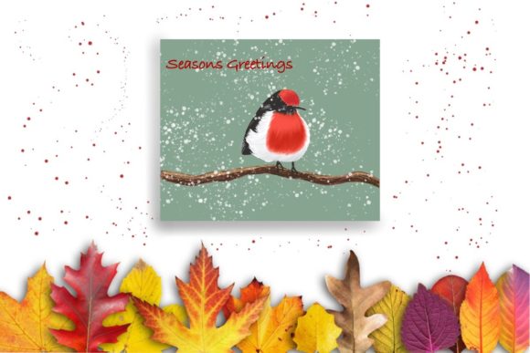 Download Red Bird Christmas Card Illustration - Christmas Collection