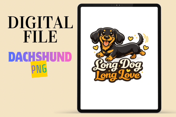 Download Cute Dachshund Illustration - Dachshund illustration Collection