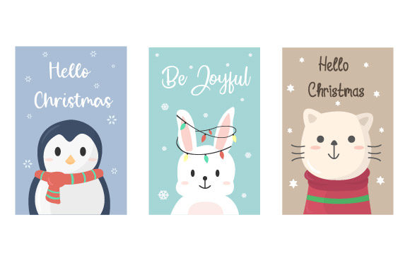 Download Christmas Greeting Card Set - Christmas Collection