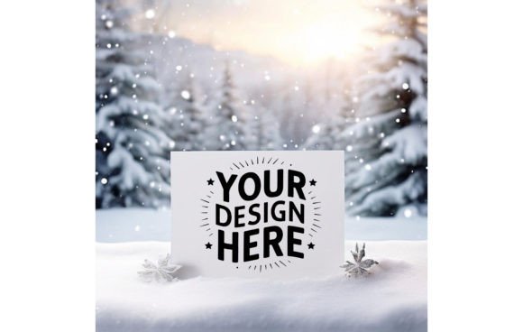 Download Christmas Greeting Card Mockup 487 - Christmas Collection