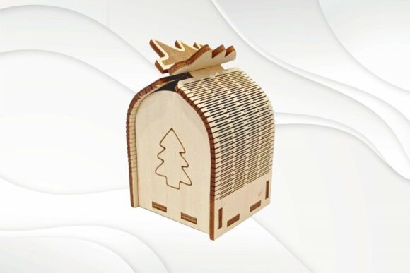 Download Christmas Tree Box, Laser Cutting Design - Christmas Collection